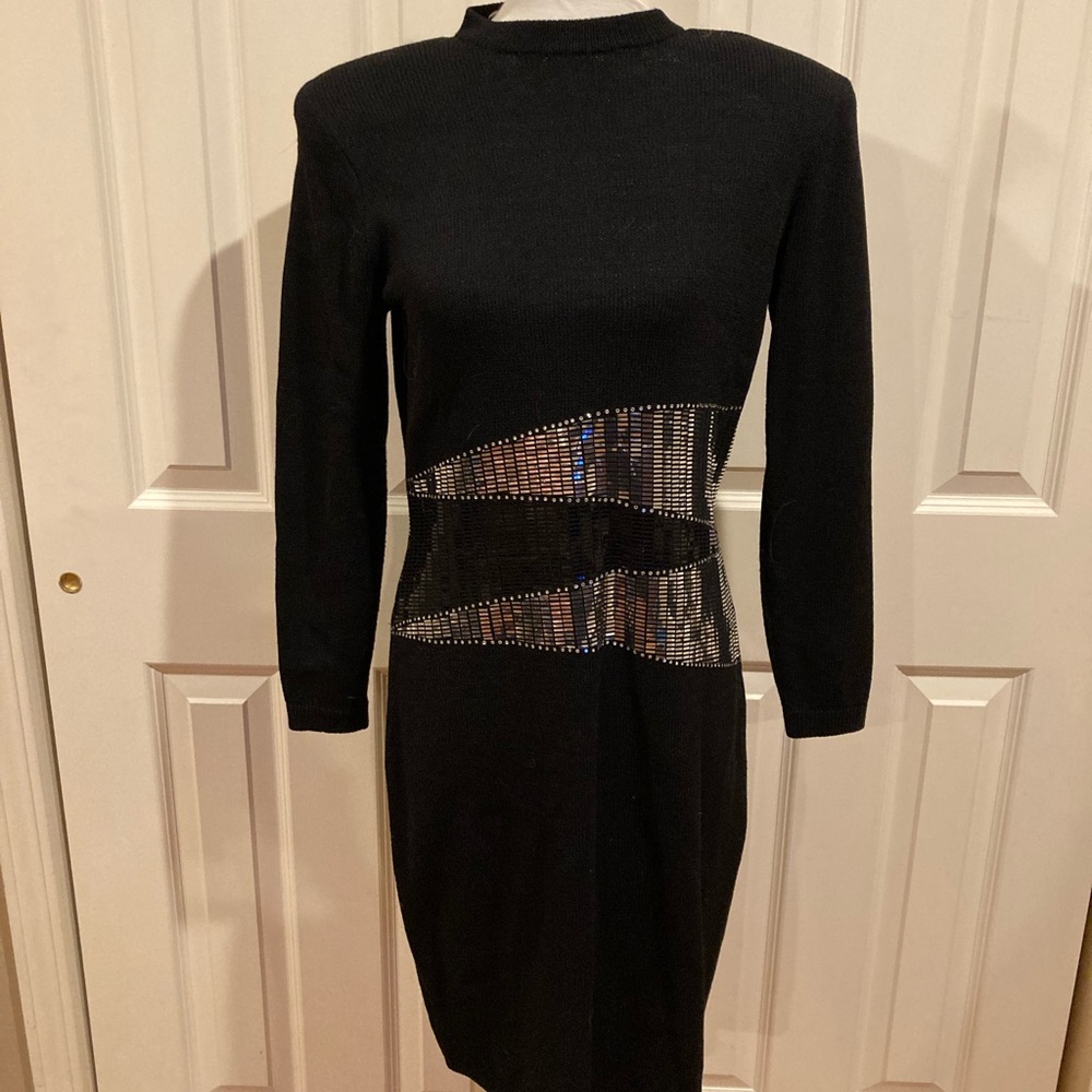 Vintage St John evening sweater dress formal